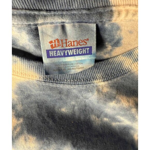 Vtg Hanes Washington DC American Flag Tie Dye USA AOP T-Shirt Mens XL Y2K - Picture 3 of 6